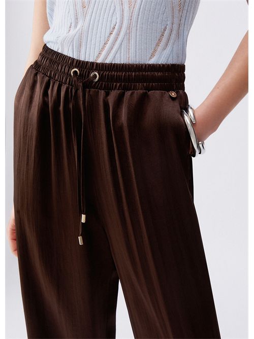 Pants woman brown LIU JO | CA6147T450A/P9576